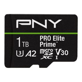   PNY 1TB microSDXC Pro Elite Prime Class 10 U3 V30 A2 + adapterrel