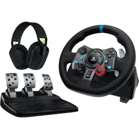   Logitech G29 Driving Force USB Kormány Black (PS4/PS5/PC) + G435 Headset