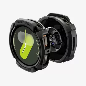 Spigen Rugged Armor for Galaxy Watch 8 (44mm) Matte Black