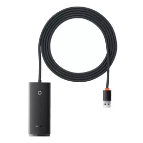 Baseus Lite Series 4in1 USB3.0 Hub Black