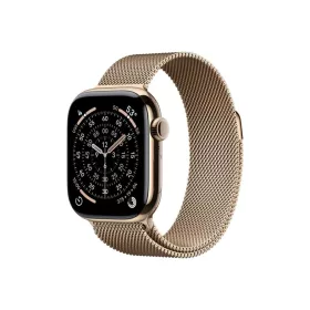   Apple Watch S11 Cellular 42mm Gold Titanium Case with Gold Milanese Loop