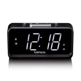 Lenco CR-28BK Clock Radio Black
