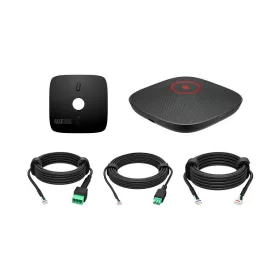   Poly Plantronics A2 Black Table Microphone w/ Mounting Plate Black