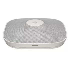   Poly Plantronics A2 Black Table Microphone w/ Mounting Plate White