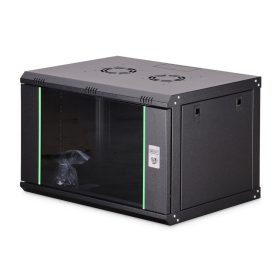   Digitus DN-19 07-U-EC-SW Falra szerelhető Rackszekrény Black