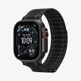   Spigen Fabric Band (hook-and-loop) for Apple Watch 49mm/46mm/45mm/44mm Black