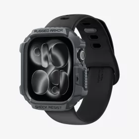   Spigen Rugged Armor 2 Band for Apple Watch 11 46mm Matte Black