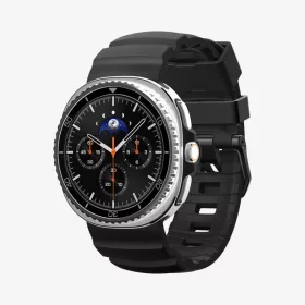   Spigen Silicone Band for Samsung Galaxy Watch 8 46mm/44mm/40mm Black