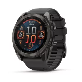   Garmin fenix 8 51mm AMOLED Sapphire with Black/Carbon Silicone Band