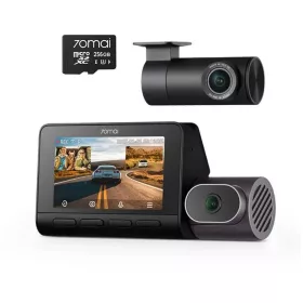   Xiaomi 70mai Dash Cam 4K T800 HDR + RC41 + 256GB micrtoSDXC Set Black