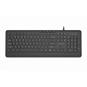 Gembird KB-MCH-05 Slim Wired Multimedia Keyboard Black US