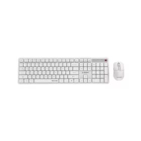   Gembird KBS-WMS-01-W Silent key Pro Business Wireless Keyboard Combo White US