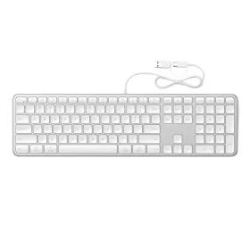 Satechi Slim LX3 Wired Keyboard Silver US