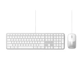 Satechi Slim CLX3 Wired Keyboard Combo US Silver