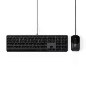 Satechi Slim CLX3 Wired Keyboard Combo US Space Black