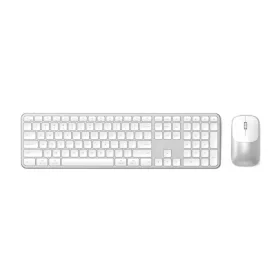 Satechi Slim CEX3 Wireless Bluetooth Keyboard Combo Silver