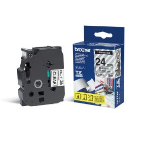   Brother TZE-151 laminált P-touch szalag (24mm) Black on Clear - 8m