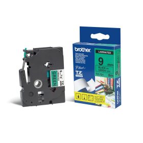  Brother TZE-721 laminált P-touch szalag (9mm) Black on Green - 8m