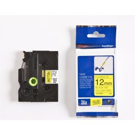   Brother TZE-FX631 laminált P-touch flexibilis szalag (12mm) Black on Yellow - 8m