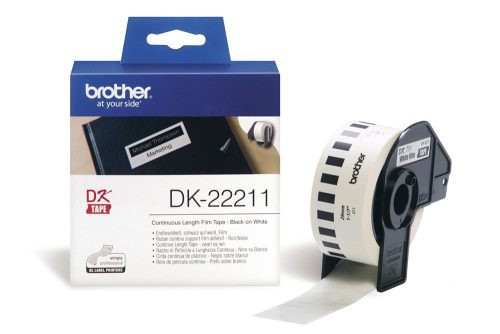 Brother DK-22211 folytonos szalagcímke 29mm x 15,24m öntapadós White