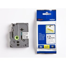   Brother TZE-S131 laminált P-touch szalag (12mm) Black on Clear - 8m