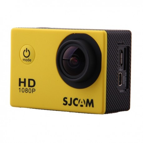 SJCAM SJ4000 Sportkamera Yellow Waterproof Case