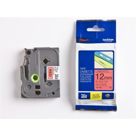   Brother TZE-431 laminált P-touch szalag (12mm) Black on Red - 8m