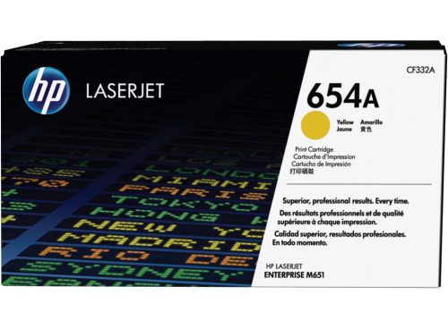 HP CF332A (654A) Yellow toner