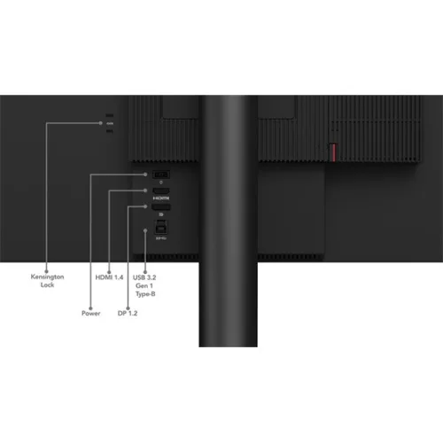 Lenovo TIO24 G5 monitor 12NAGAT1EU - Black