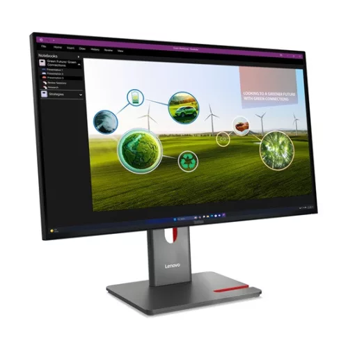 Lenovo ThinkVision 27" P27Q-40 monitor - 64A7GAT6EU - Eclipse Black