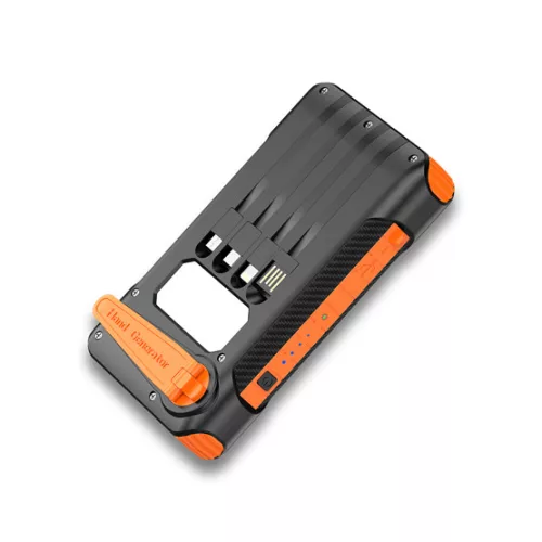 CHG Alcor SD10000 Solar & Dynamo vésztöltő beépített lámpával - narancssárga