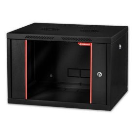   FORMRACK 7U Alfaline 555x450 19" fali rack szekrény - RAL9005 fekete