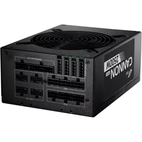 TÁP FSP 2500W - CANNON PRO 2500 - 80+ Platinum ATX3.1 Gen 5.1 - Fekete Tápegység