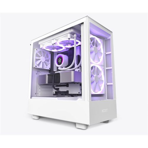 HÁZ NZXT Midi - H5 Elite Edition - Matt fehér - CC-H51EW-01