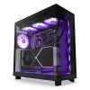 HÁZ NZXT Midi - H6 Flow RGB - Matt fekete - CC-H61FB-R1