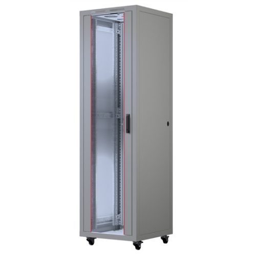 FORMRACK 20U Cosmoline 600x600 19" szabadon álló rack szekrény - RAL7035 szürke