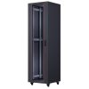 FORMRACK 26U Cosmoline 600x600 19" szabadon álló rack szekrény - RAL9005 fekete