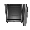 Lanberg 19" szabadon álló rack szekrény 22U/600X1000, perforált ajtó, lapraszerelt, fekete