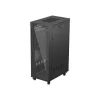 Lanberg 19" szabadon álló rack szekrény 32U/600X1000 üvegajtó, lapraszerelt, LCD kijelző, fekete