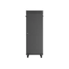 Lanberg 19" szabadon álló rack szekrény 32U/600X1000 üvegajtó, lapraszerelt, LCD kijelző, fekete