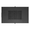 Lanberg 19" szabadon álló rack szekrény 32U/600X1000 üvegajtó, lapraszerelt, LCD kijelző, fekete