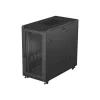 Lanberg 19" szabadon álló rack szekrény 22U/600X1200 perforált ajtó, lapraszerelt, fekete