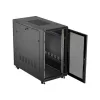 Lanberg 19" szabadon álló rack szekrény 22U/600X1200 perforált ajtó, lapraszerelt, fekete