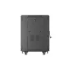 Lanberg 19" szabadon álló rack szekrény 15U/600X600, perforált ajtó, lapraszerelt, fekete