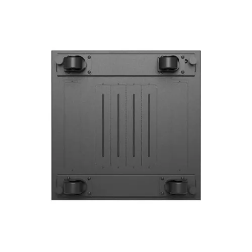 Lanberg 19" szabadon álló rack szekrény 24U/600X600 perforált ajtó, lapraszerelt, LCD kijelző, fekete V2