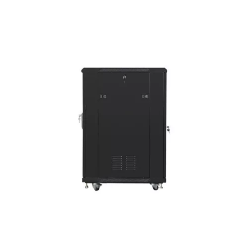 Lanberg 19" szabadon álló rack szekrény 22U/600X800 lapraszerelt, fekete