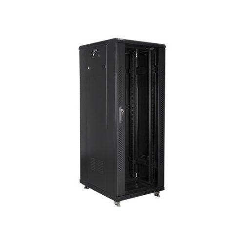 Lanberg 19" szabadon álló rack szekrény 32U/600X800 lapraszerelt, fekete