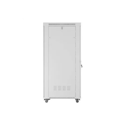Lanberg 19" szabadon álló rack szekrény 42U/800X1000 üvegajtó, lapraszerelt, LCD kijelző, szürke V2