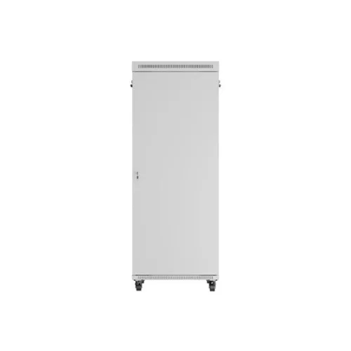 Lanberg 19" szabadon álló rack szekrény 42U/800X1000 üvegajtó, lapraszerelt, LCD kijelző, szürke V2