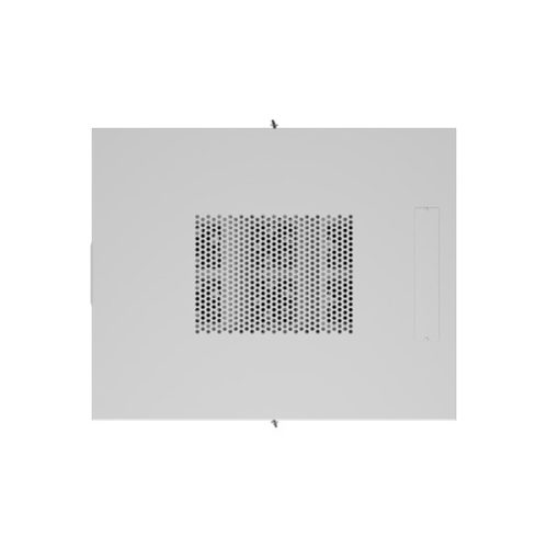 Lanberg 19" szabadon álló rack szekrény 42U/800X1000 perforált ajtó, lapraszerelt, LCD kijelző, szürke